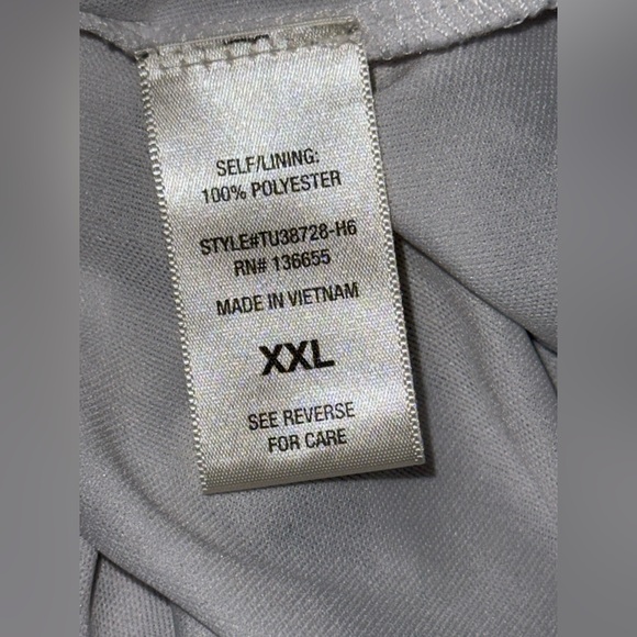 Snake Print Animal West K Gray Black Tie-Front Keyhole Blouse XXL - Picture 8 of 9